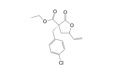 (S)-ethyl 3-(4-chlorobenzyl)-2-oxo-5-vinyltetrahydrofuran-3-carboxylate