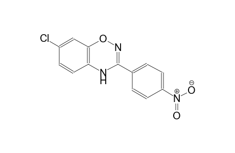4H-1,2,4-benzoxadiazine, 7-chloro-3-(4-nitrophenyl)-