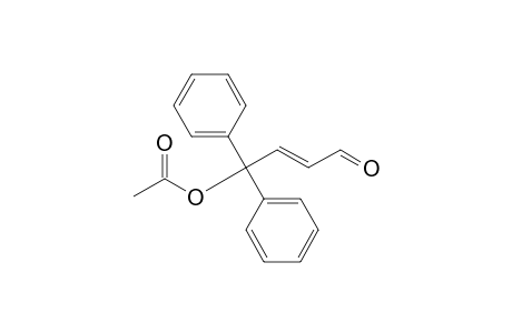 4-Acetoxy-4,4-diphenylbut-2-enal