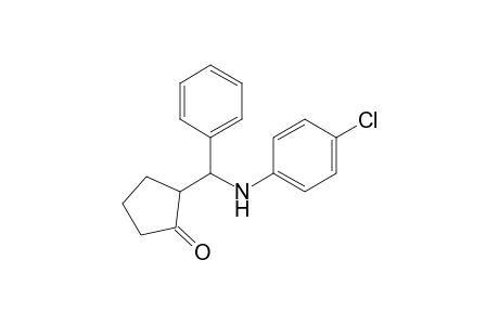 2-{[(4-Chlorophenyl)amino]phenylmethyl}cyclopentan-1-one