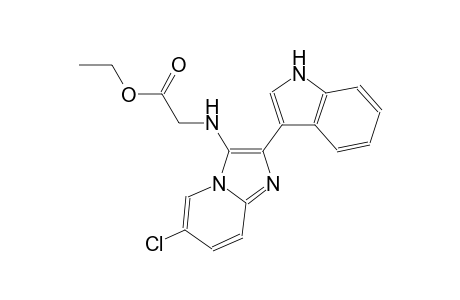 ethyl {[6-chloro-2-(1H-indol-3-yl)imidazo[1,2-a]pyridin-3-yl]amino}acetate