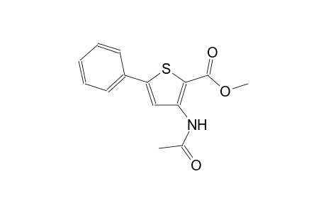 2-thiophenecarboxylic acid, 3-(acetylamino)-5-phenyl-, methyl ester