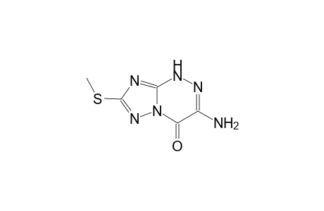 3-amino-7-(methylsulfanyl)[1,2,4]triazolo[5,1-c][1,2,4]triazin-4(1H)-one