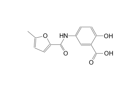 2-hydroxy-5-[(5-methyl-2-furoyl)amino]benzoic acid