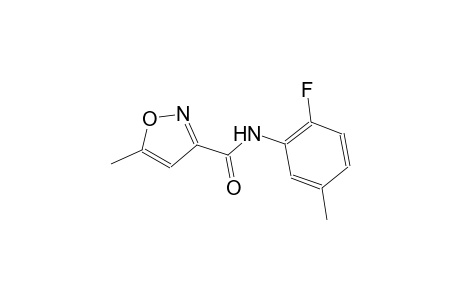 N-(2-fluoro-5-methylphenyl)-5-methyl-3-isoxazolecarboxamide