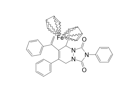 N-PHENYL-3-FERROCENYL-4-(2-PHENYLETHENE)-5-PHENYL-1,2,3,6-TETRAHYDROPYRIDAZINE-1,2-DICARBOXIMIDE