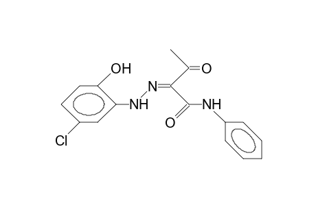 3-Oxo-N-phenyl-2-(5-chloro-2-hydroxy-phenylhydrazono)-butanamide