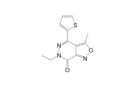 6-ETHYL-3-METHYL-4-(2-THIENYL)-ISOXAZOLO-[3,4-D]-PYRIDAZIN-7-(6H)-ONE