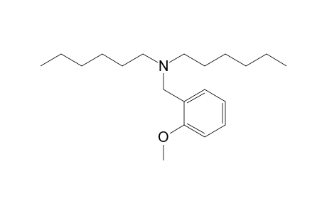 2-Methoxybenzylamine, N,N-dihexyl-