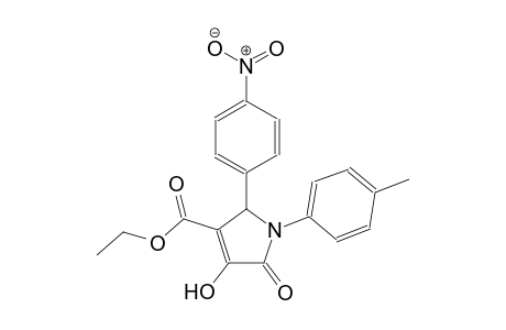 ethyl 4-hydroxy-1-(4-methylphenyl)-2-(4-nitrophenyl)-5-oxo-2,5-dihydro-1H-pyrrole-3-carboxylate