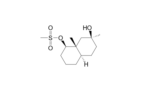 (2.alpha.,4a.beta.,8.alpha.,8a.alpha.)-Decahydro-2,8a-dimethyl-2,8-naphthalenediol 8-(methanesulfonate)