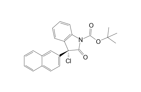 (R)-tert-Butyl 3-chloro-3-(naphthalen-2-yl)-2-oxoindoline-1-carboxylate