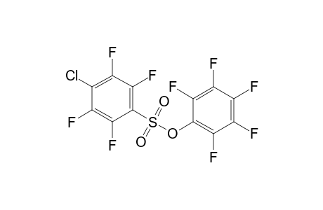 Pentafluorophenyl p-chlorotetrafluorobenzenesulphonate