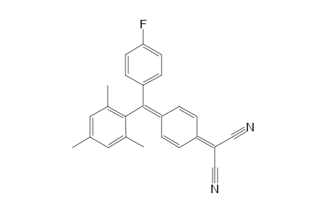 .alpha.,.alpha.-Dicyano-.beta.-(4-fluorophenyl)-.beta.-mesityl-p-benzoquinodimethane