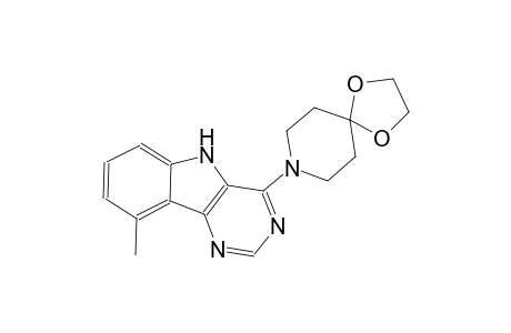 4-(1,4-dioxa-8-azaspiro[4.5]dec-8-yl)-9-methyl-5H-pyrimido[5,4-b]indole