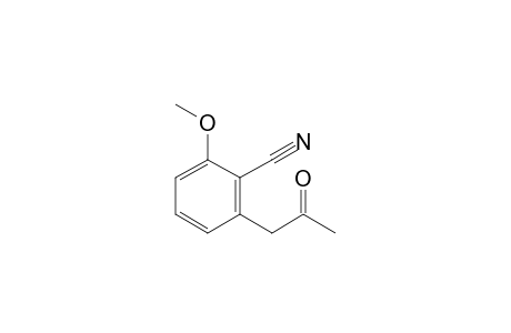 2-Methoxy-6-(2-oxopropyl)benzonitrile