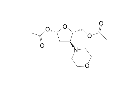 1,5-Di-O-Acetyl-2',3'-dideoxy-3'-morpholino-.alpha.,.beta.-D-erythro-pentofuranose