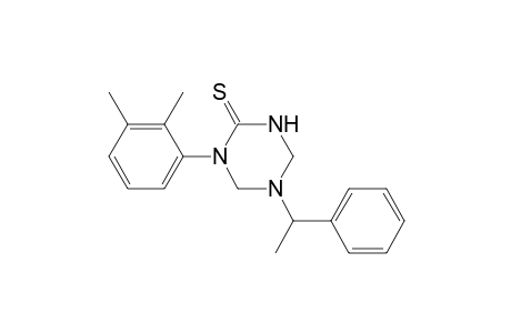 1,3,5-Triazine-2(1H)-thione, 1-(2,3-dimethylphenyl)tetrahydro-5-(1-phenylethyl)-