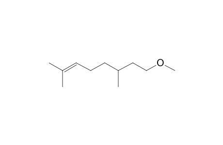 .beta.-Citronellol, methyl ether