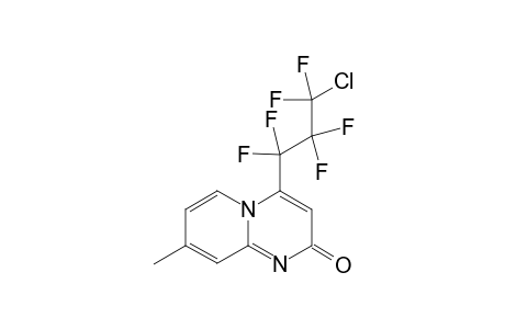 4-(3-Chloro-1,1,2,2,3,3-hexafluoro-propyl)-8-methyl-pyrido[1,2-a]pyrimidin-2-one