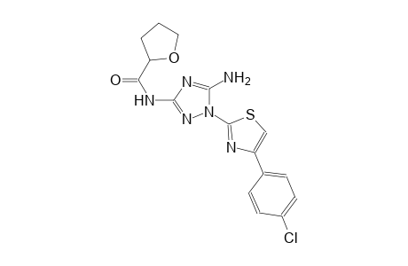 2-furancarboxamide, N-[5-amino-1-[4-(4-chlorophenyl)-2-thiazolyl]-1H-1,2,4-triazol-3-yl]tetrahydro-