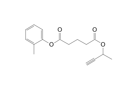 Glutaric acid, but-3-yn-2-yl 2-methylphenyl ester