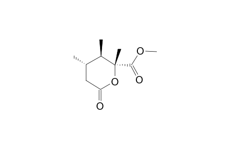 (2R,3R,4S)-2,3,4-trimethyl-6-oxo-2-oxanecarboxylic acid methyl ester