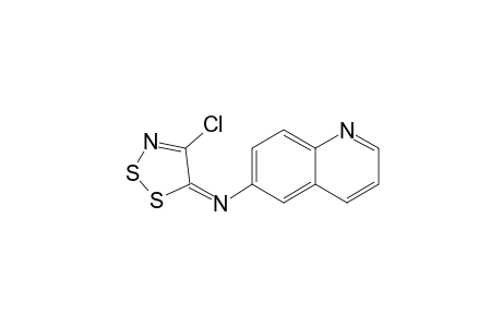 6-[N-(4-Chloro-5H-1,2,3-dithiazol-5-ylidene)amino]quinoline