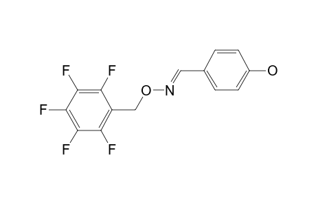 4-Hydroxybenzaldehyde-o-pentafluorophenylmethyl-oxime