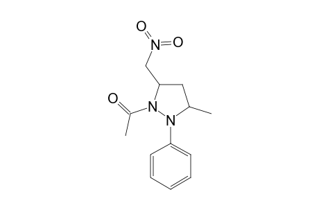 1-[3-methyl-5-(nitromethyl)-2-phenylpyrazolidin-1-yl]ethanone