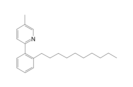 2-(2-n-Decylphenyl)-5-methylpyridine