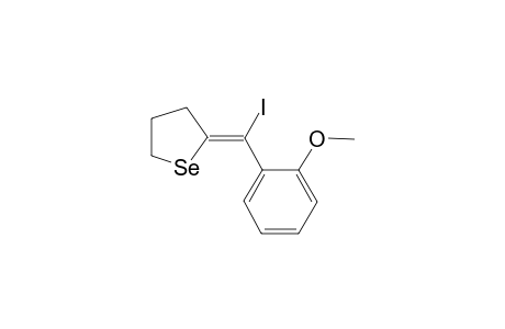 (E)-2-(iodo(2-methoxyphenyl)methylene)tetrahydroselenophene