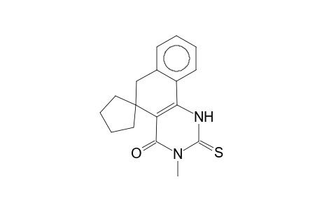 3-Methyl-2(1H)-thioxospiro[benzo[h]quinazoline-5(6H),1'-cyclopentan]-4(3H)-one