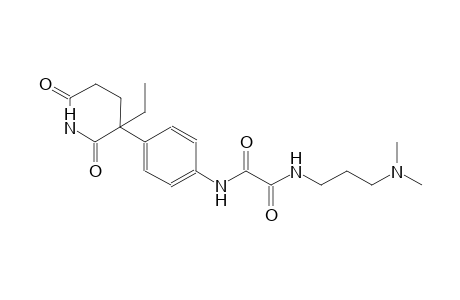 ethanediamide, N~1~-[3-(dimethylamino)propyl]-N~2~-[4-(3-ethyl-2,6-dioxo-3-piperidinyl)phenyl]-