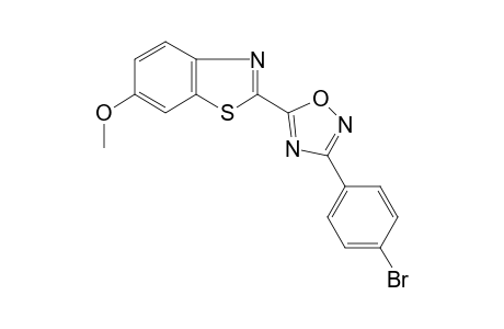 Benzothiazole, 2-[3-(4-bromophenyl)-1,2,4-oxadiazol-5-yl]-6-methoxy-