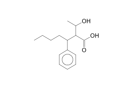 2-(1-Hydroxyethyl)-3-phenylheptanoic acid