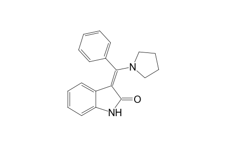 3-[1-Phenyl-1-(pyrrolidin-1-yl)meth-(Z)-ylidene]indolin-2-one