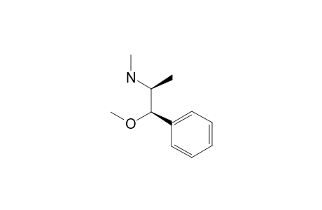 (1R,2S)-O-METHYLEPHEDRINE;(1R,2S)-N-METHYL-1-METHOXY-1-PHENYLPROP-2-YL-AMINE