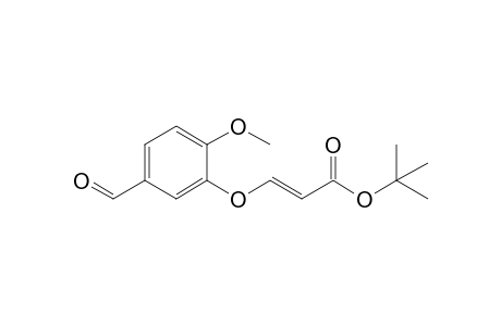 tert-Butyl (E)-3-(5-Formyl-2-methoxyphenoxy)prop-2-enoate
