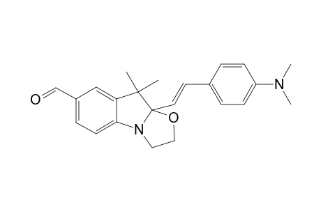 10-[2'-(p-(dimethylaminophenyl)ethenyl)]-9,9-dimethylindolino[2,1-b]oxazolidine-7-carboxaldehyde