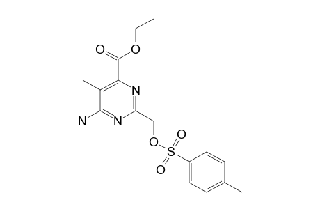 6-AMINO-4-(ETHOXYCARBONYL)-5-METHYL-2-(((PARA-TOLYLSULFONYL)-OXY)-METHYL)-PYRIMIDINE