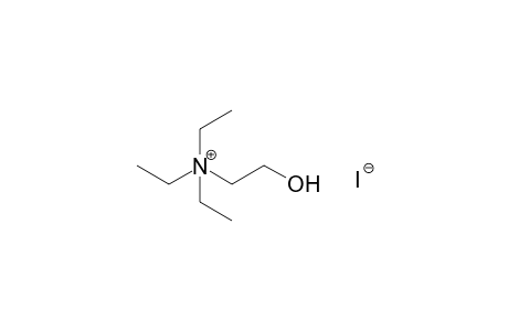 (2-hydroxyethyl)triethylammonium iodide