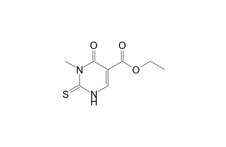 3-Methyl-4-oxo-2-sulfanylidene-1H-pyrimidine-5-carboxylic acid ethyl ester