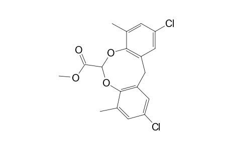 2,10-DICHLORO-4,8-DIMETHYL-12H-DIBENZO[d,g][1,3]DIOXOCIN-6-CARBOXYLIC ACID, METHYL ESTER