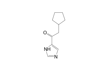 Ethanone, 2-cyclopentyl-1-(1H-imidazol-4-yl)-
