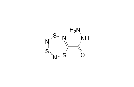 1,3,5,2,4,6-Trithia(3-SIV)triazepine-7-carboxylic acid, hydrazide