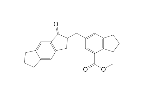 1H-Indene-4-carboxylic acid, 6-[(1,2,3,5,6,7-hexahydro-1-oxo-s-indacen-2-yl)methyl]-2,3-dihydro-, methyl ester