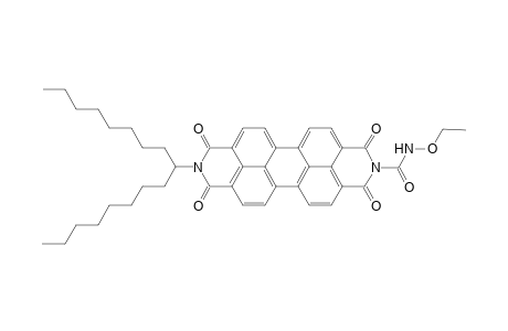 N-(1-Octylnonyl)-N'-(N"-ethoxycarbamidyl)perylene-3,4:9,10-bis(dicarboximide)