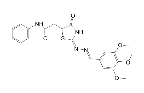2,4-dioxo-5-thiazolidineacetanilide, 2-azine with 3,4,5-trimethoxybenzaldehyde