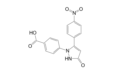 4-(5-(4-Nitrophenyl)-3-oxo-2,3-dihydropyrazol-1-yl)benzoic acid